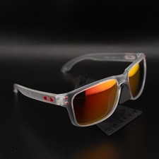 NUOVI occhiali da sole Oakley Holbrook M polarizzati Prizm uomo cristallo/rosso/HR