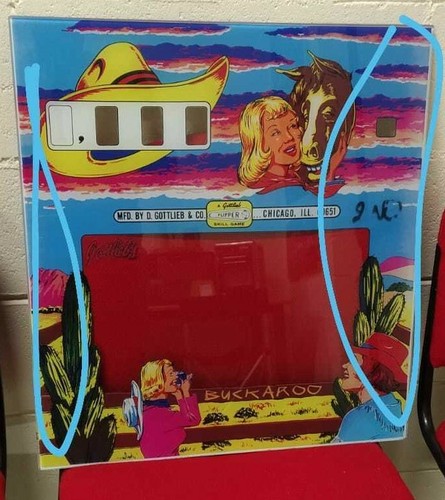 Buckaroo gottlieb flipper - gottlieb,