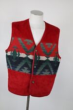 WAMPUM GIUBBINO SMANICATO GILET LANA WOOL UOMO TG S MAN CASUAL VINTAGE JACKET