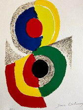 Sonia Delaunay Litografia COA