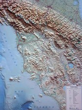 Libro - Toscana. Scala 1:350.000 (Carta In Rilievo Cm 69X90)  - Global Map