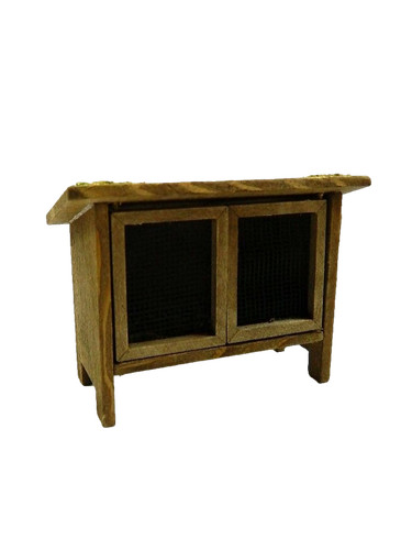 Conigliera legno 5x10x8h - conigliera, in