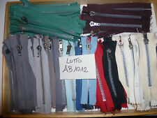 100 CERNIERE MISTE 10 / 12 CM CATENA 5 X JEANS VINTAGE FONDO MAGAZZINO MERCERIA