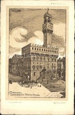 Firenze Firenze Palazzo Vecchio cartolina d'artista