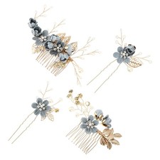  1 set di capelli della forcella dei capelli strass Pins francesi capelli Bridal