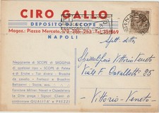 NAPOLI - CIRO GALLO - DEPOSITO DI SCOPE 1959