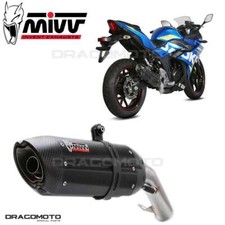 Scarico SUZUKI GSX 250 R 2017 2018 MIVV Suono Nero