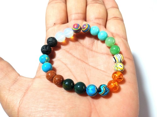 Bracciale quarzo multipietra - bracciale,