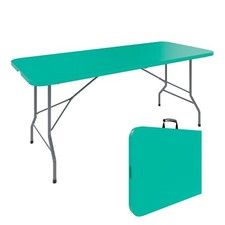 Tavolo tavolino pieghevole in dura resina set birreria facile trasporto tiffany