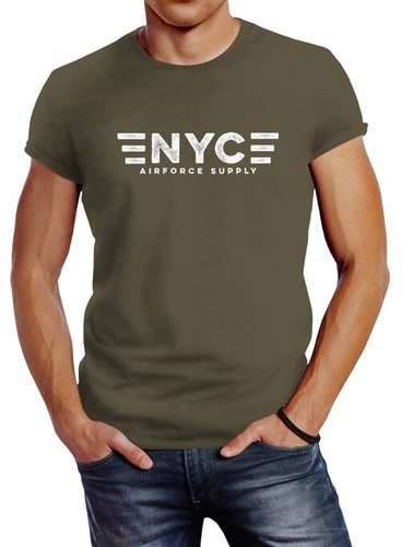 Shirt uomo stampa nyc new - t-shirt,