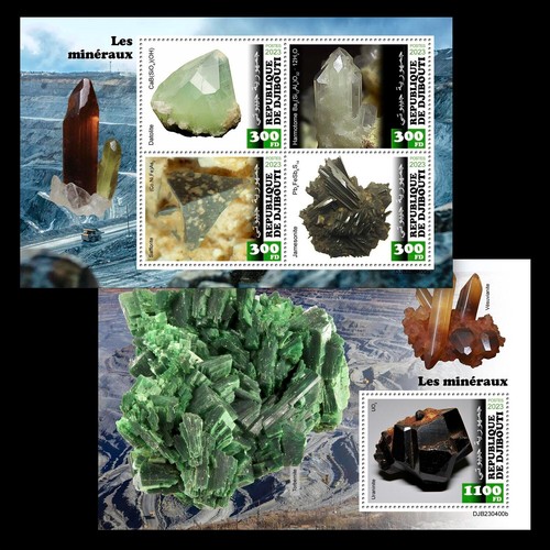 Francobolli minerali datolite - francobolli,