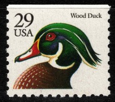 USA 1991 Wooden Duck (Black)