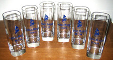 SET da 6 Bicchieri in vetro CAPTAIN MORGAN RUM Long Drink  Vintage da collezione