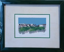 Enotrio Pugliese,Senza titolo , Litografia su carta, 1970, stampa cm 10x16.