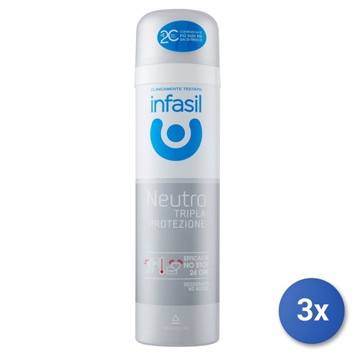 Infasil deodorante spray - 3x,
