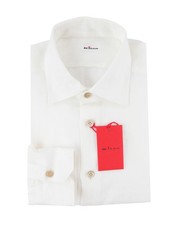 Camicia In Lino Bianca Kiton -