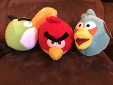 Lotto 3 Peluches Angry Birds