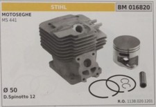 11380201201 CILINDRO E PISTONE COMPLETO MOTOSEGA STIHL MS 441 Ø 50