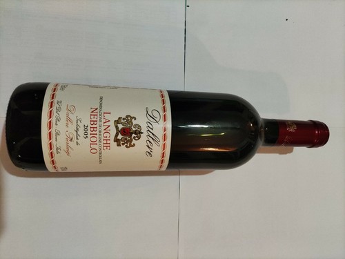 Bottiglia vino langhe - bottiglia, di