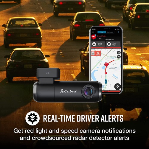 Cobra smart dash cam 1080p - dash,