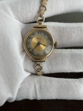 Orologio da cocktail vintage Rolex Rolco oro 9 ct quadrante fantasia art deco