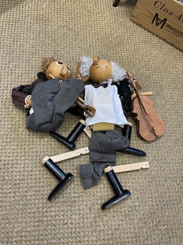 Pupazzi marionette legno - pupazzi,