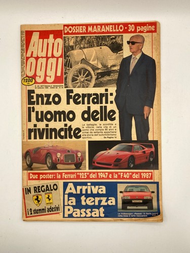 Auto oggi settimanale - oggi,