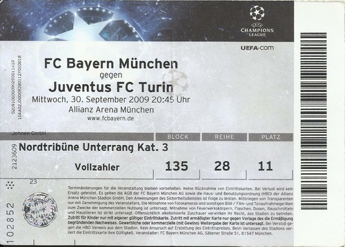 Biglietti ticket calcio bayern - biglietti,