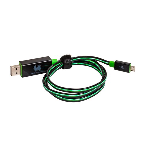 Realpower datenkabel led - datenkabel, grun
