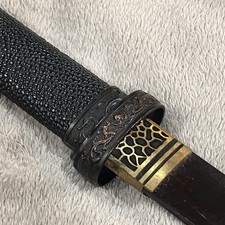 Katana/Tanto decorativa saldata con motivo (Damasco)