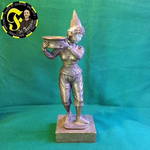 Antica statua bronzo figura - bronzo,