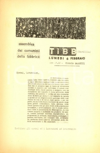 1956 milano assemblea operai - milano,