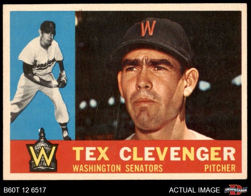 1960 topps 392 tex - #392,