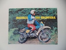 advertising Pubblicità 1977 MOTO BULTACO FRONTERA 250