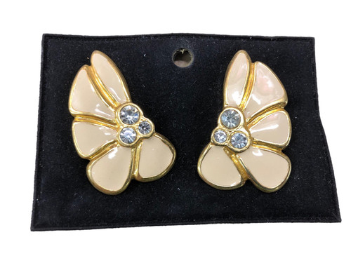 Orecchini clip oro - clip, lacca