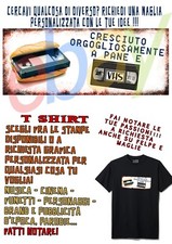 t-shirt vhs videoregistratore anni 80 90 nostalgia cinema tv programmi film dvd
