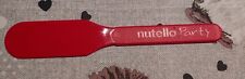 Spatola Spalma NUTELLA PARTY Originale plastica rossa