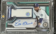 Robinson Cano 2016 Topps Strata Auto Relic #/75 Mariners Gioco-Usato Patch & Auto