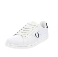 Fred Perry Sneakers Basse In Pelle Bianco - Taglia 43 [9 US 28cm] Scarpe Uomo