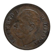 1 centesimo 1895 - Roma - Umberto I - Regno d'Italia - BB-SPL