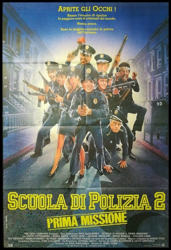 Scuola polizia manifesto - polizia,