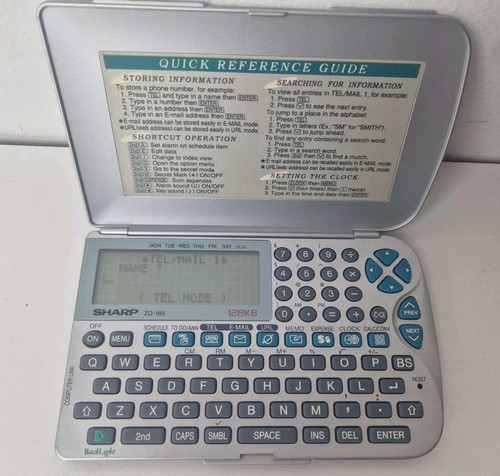 Sharp 165 organizzatore - sharp, zq-165