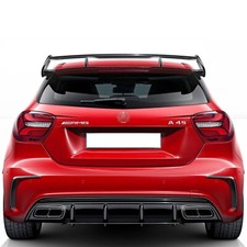 Per Mercedes W176 12-18 Doppio Scarico Collettore Scarico Terminali Diffusore Posteriore