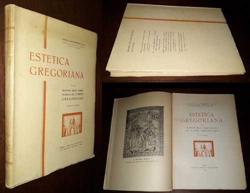 Estetica gregoriana trattato - estetica, gregoriana,