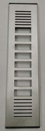 Placca alluminio citofono bpt - alluminio,