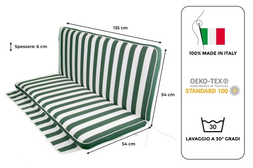 Cuscini per dondolo cm135 - cuscini,