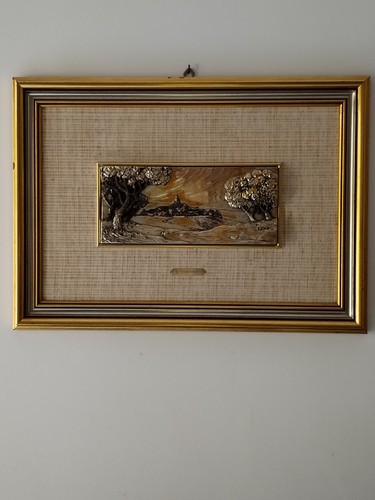 Scultura quadro argento 800 - quadro,