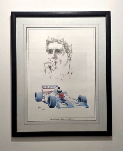 Stampa incorniciata ayrton - stampa,