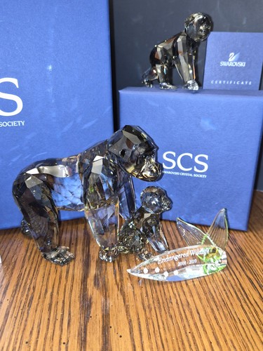 Swarovski gorillas mother - gorillas, and