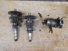 MOTO 103 GILERA 175 ALBERO INGRANAGGI CAMBIO 29887 SELETTORE MARCE FORCELLA OK